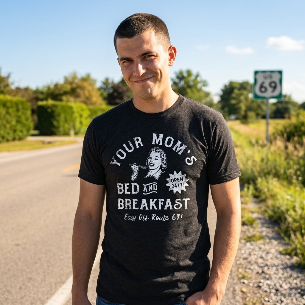 Your Moms Bed And Breakfast Men's T Shirt product image 2